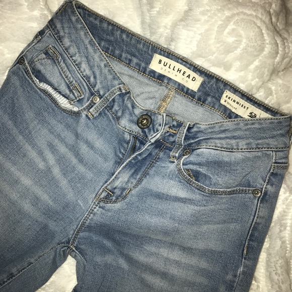 Bullhead Denim Co. Skinniest Regular Blue Jeans - Picture 3 of 5
